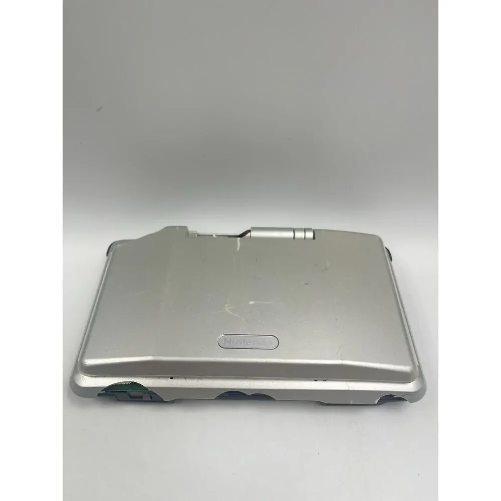 Nintendo DS Original NTR-001 Console - Silver - Broken Hinge For Parts or Repair